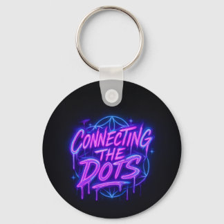 Chaveiro Connecting the Dots Neon Keychain