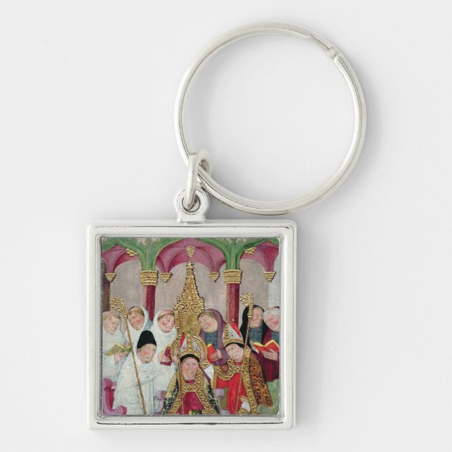 Chaveiro Consagração de um Bishop, escola Valencian (Frente)