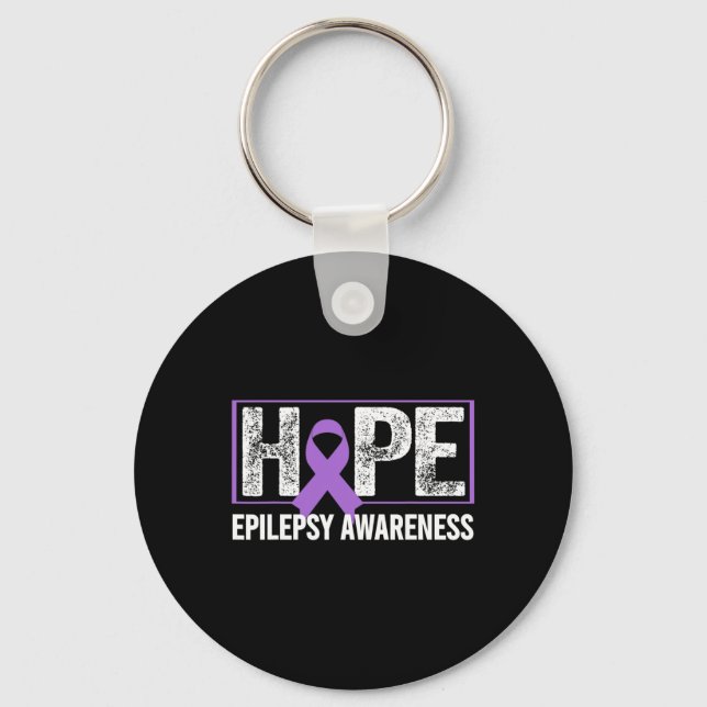 Chaveiro Consciência da epilepsia - Esperança de consciênci (Frente)