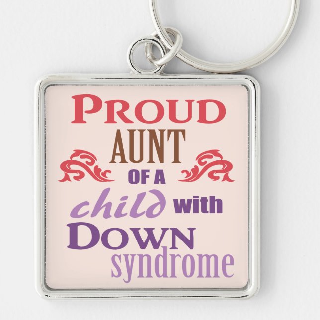 Chaveiro Consciência de Síndrome de Down (Frente)