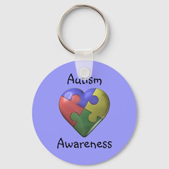 Chaveiro Consciência do Autismo (Frente)