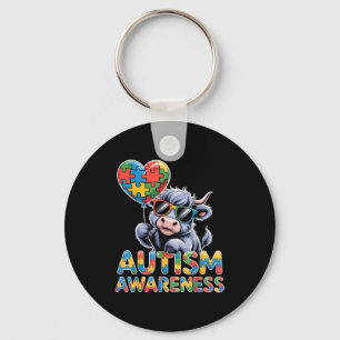 Chaveiro Consciência do autismo autista 