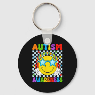 Chaveiro Consciência do autismo equipe de autismo suporte d
