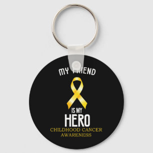 Chaveiro Consciência do cancer da infância Meu amigo é meu 