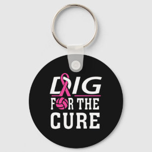 Chaveiro Consciência do Cancer de Voleibol