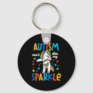 Chaveiro Consciência do Unicórnio do Autismo Não Pode Dimin