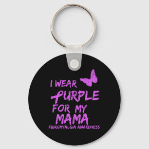 Chaveiro Consciência Eu Visto Roxo Para Minha Mãe 6