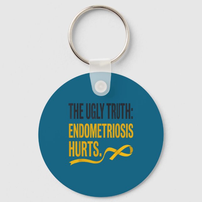 Chaveiro Conscientização da endometriose - endometriose (Frente)