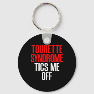 Chaveiro Conscientização da Síndrome de Tourette Tourettes 