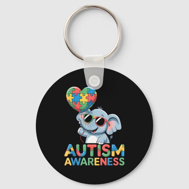 Chaveiro Conscientização do autismo  (Frente)
