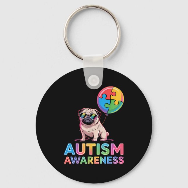 Chaveiro Conscientização do autismo  (Frente)