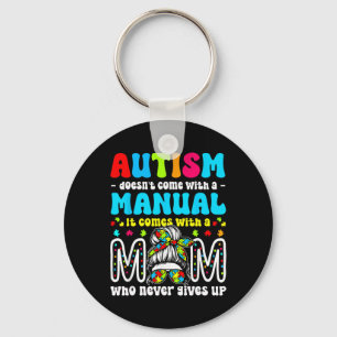 Chaveiro Conscientização do Autismo 2025 Não Vem Com Um Man