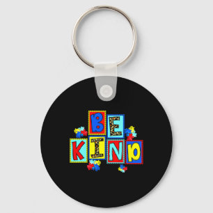 Chaveiro Conscientização do Autismo Gentil Asl Gentileza Mã