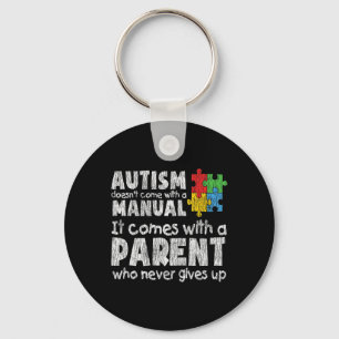 Chaveiro Conscientização do Autismo Mãe Pai Pais Crianças A