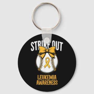 Chaveiro Conscientização sobre a Leucemia Retro Strike Out