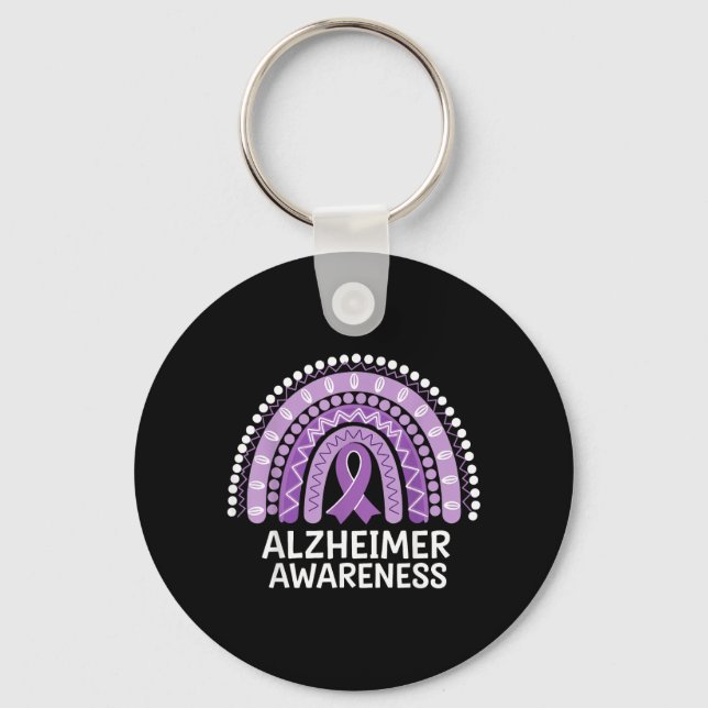 Chaveiro Conscientização sobre Alzheimer (Frente)