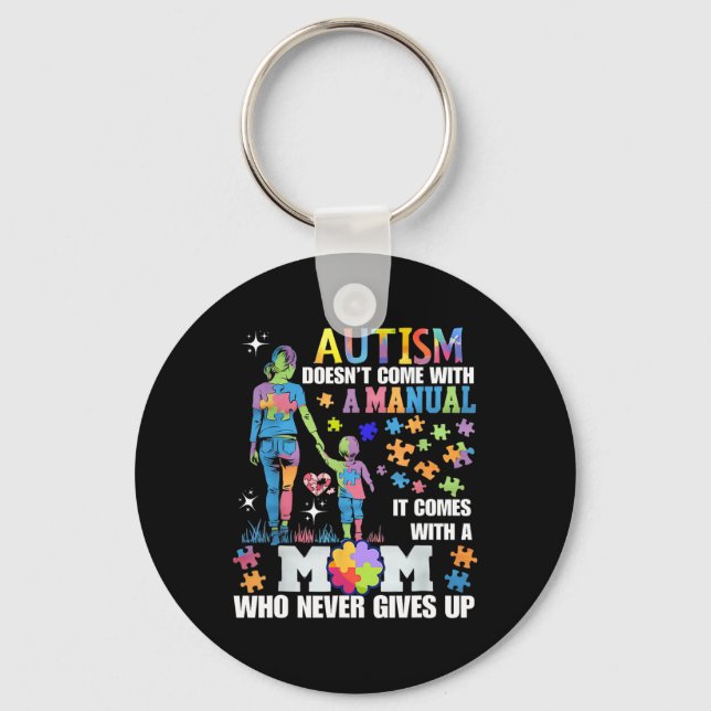 Chaveiro Conscientização sobre Autismo 2025 Não Vem Com Um  (Frente)