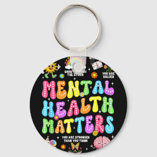 Chaveiro Conscientização sobre doenças da saúde mental do c