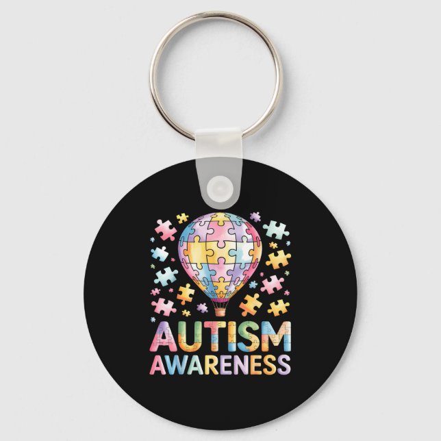Chaveiro Conscientização sobre o autismo  (Frente)