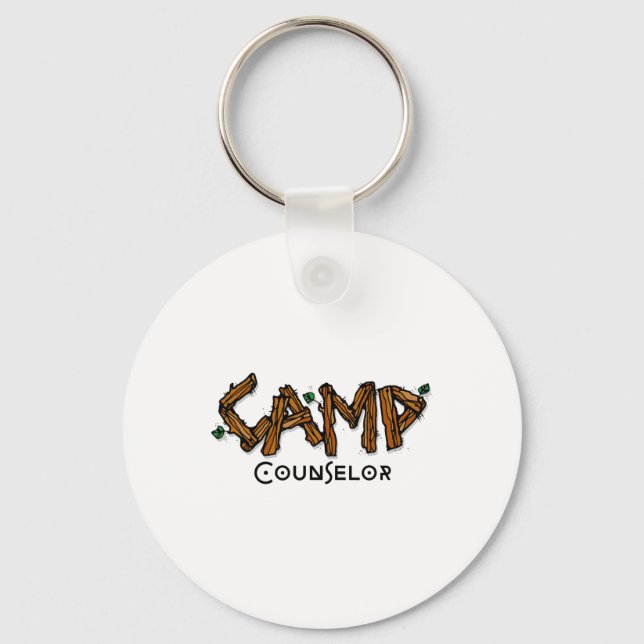 Chaveiro Conselheiro de Acampamento - Liderando Equipe ou G (Frente)