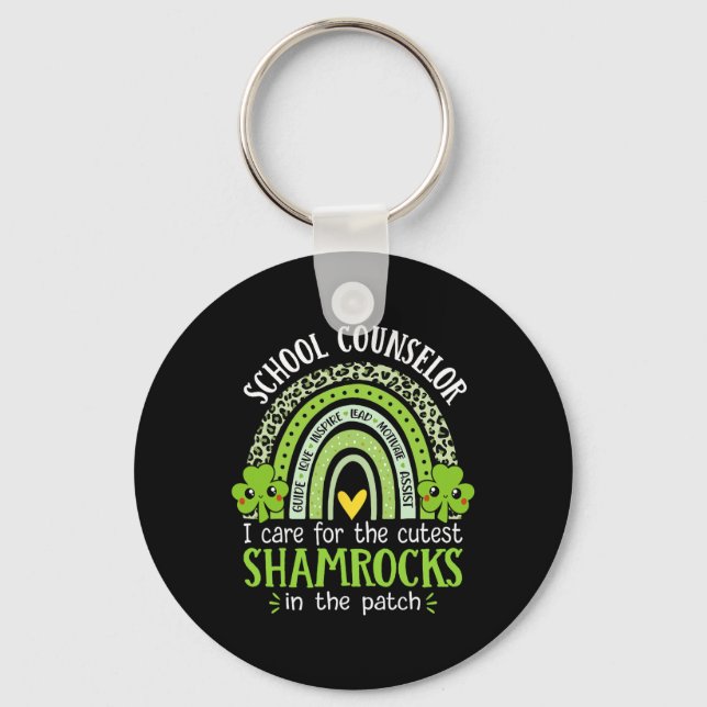 Chaveiro Conselheiro Escolar Cutest Shamrocks Rua Rainbow P (Frente)