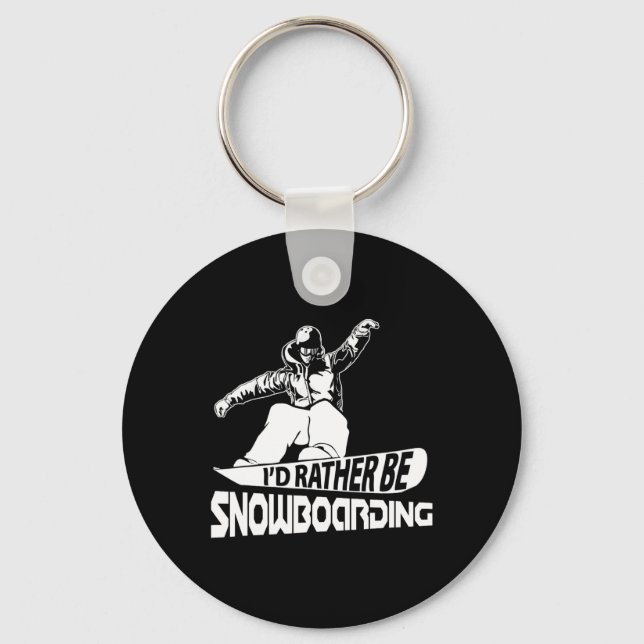 Chaveiro Conselho de neve com neve com camisa de neve (Frente)