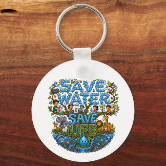 Chaveiro Conservação Ambiental Salve Água Salve Vida