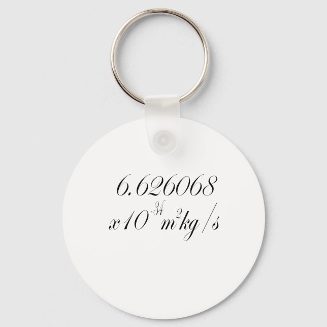 Chaveiro Constante de planck (Frente)