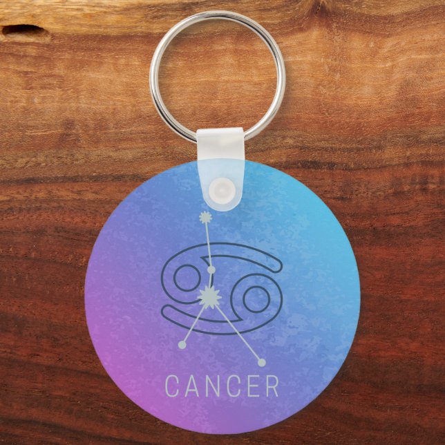 Chaveiro Constelação de Horoscópio com Sinal Zodiac Star ca (Frente)