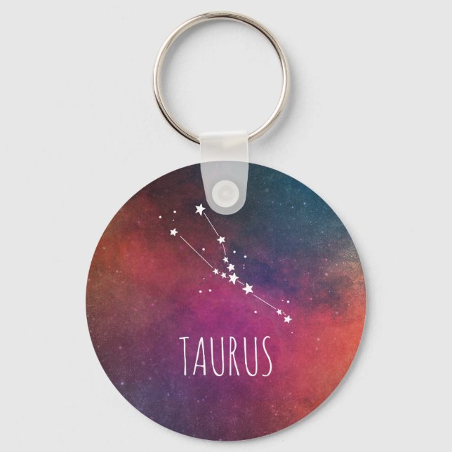 Chaveiro Constelação de Sinal de Taurus (Frente)
