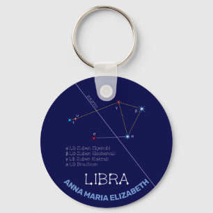 Chaveiro Constelação Zodiac Libra