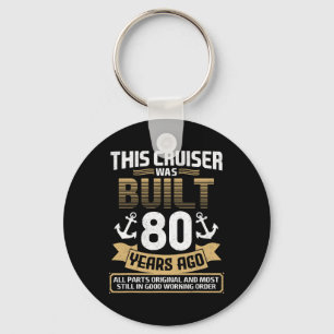 Chaveiro Construído há 80 anos Vintage 80 anos de idade 80º