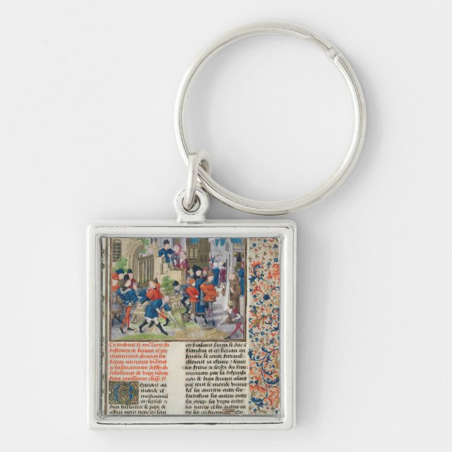 Chaveiro Construindo as fundações do monastério (Frente)