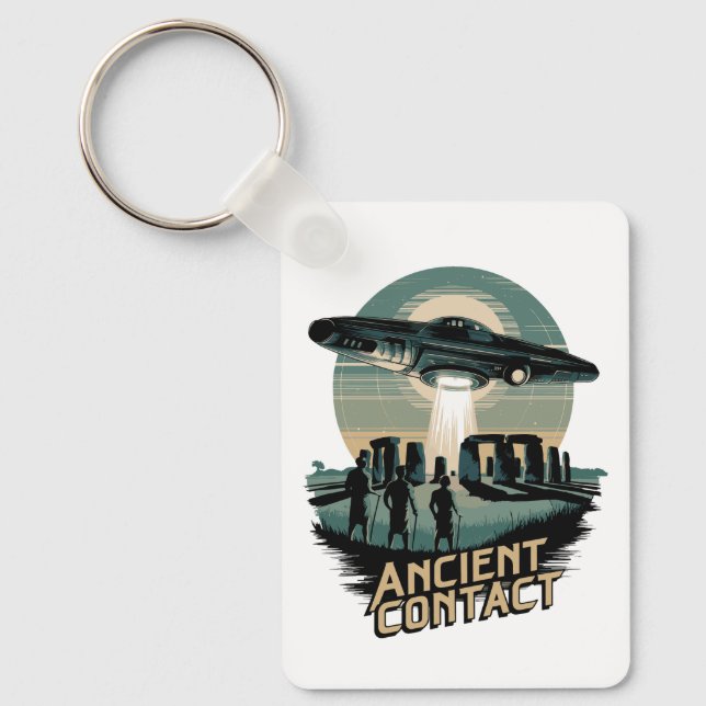 Chaveiro Contato antigo - O Mistério de Stonehenge (Frente)