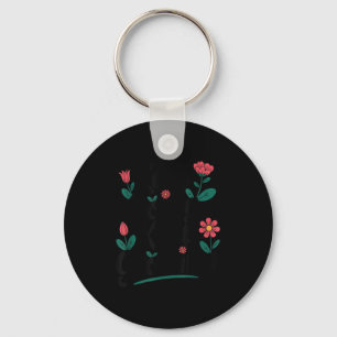 Chaveiro Continua A Crescer O Inspiracional Floral Motivo