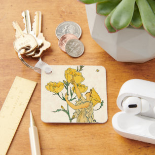 Chaveiro Conto de Fadas Antigo, Primula, Walter Crane