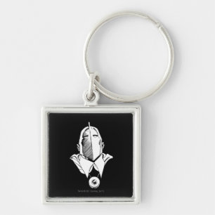 Chaveiro Contorno da máscara do Dr. Fate