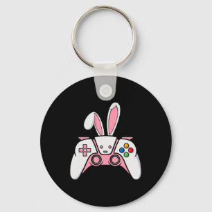Chaveiro Controlador de Jogo com Ouvidos Coelhinhos Gamin P