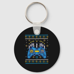 Chaveiro Controlador de Jogo Hanukkah Menorah velas judaica