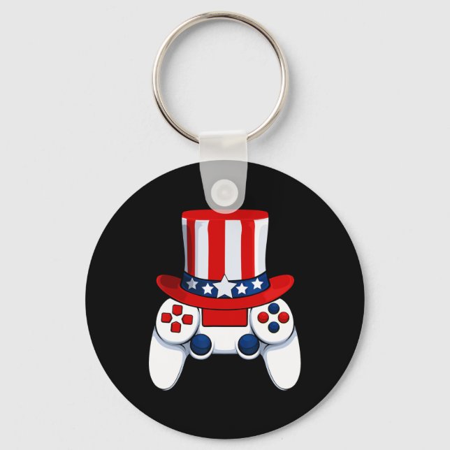 Chaveiro Controladora American Hat 4 De Julho Usa (Frente)