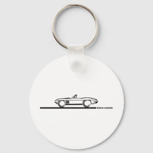 Chaveiro Conversível Corvette 1965