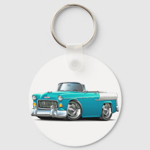 Chaveiro Converso 1955 Turquesa-Branco de Chevy Belair