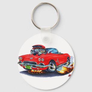 Chaveiro Convertible 1962 vermelho de Corveta
