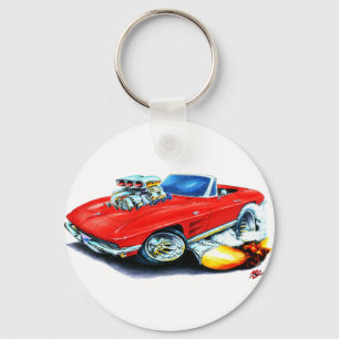 Chaveiro Convertible 1963-64 vermelho de Corveta