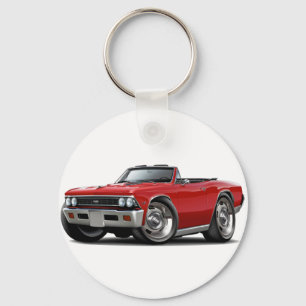 Chaveiro Convertible 1966 vermelho de Chevelle