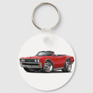 Chaveiro Convertible 1967 vermelho de Chevelle