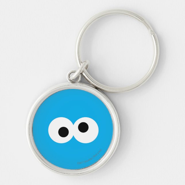 Chaveiro Cookie Monster Face Grande (Frente)