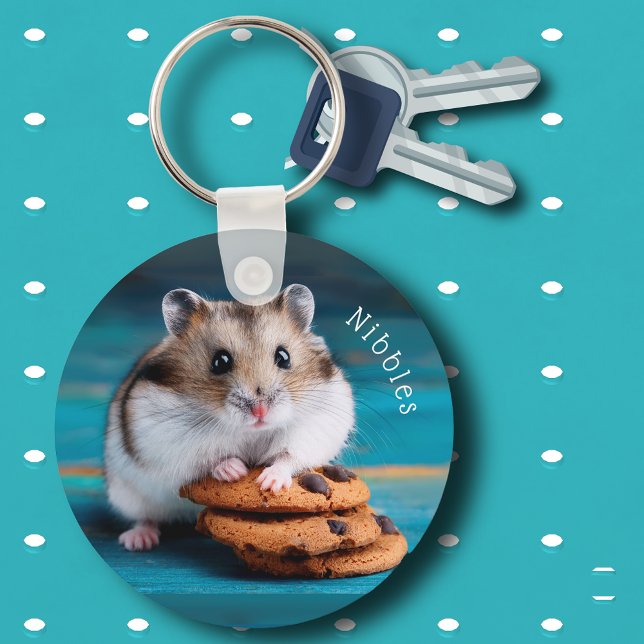 Chaveiro Cookies Chip de Chocolate e Hamster Cute (Criador carregado)