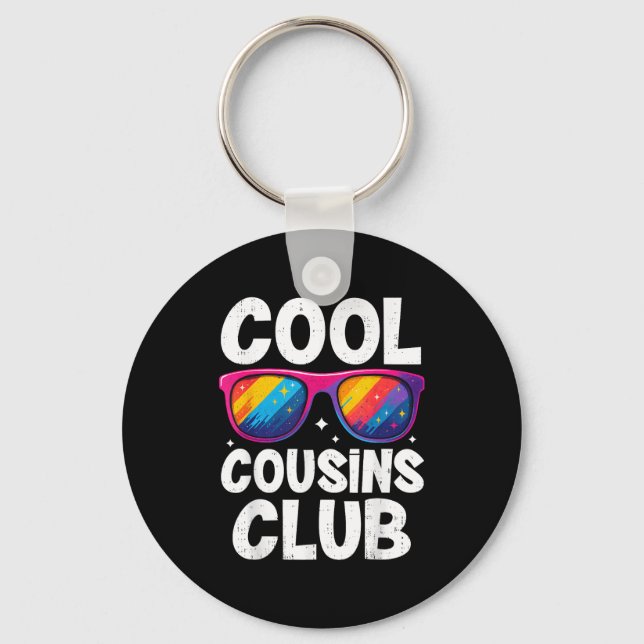 Chaveiro Cool Cousins Club Family Matching Funny Cousin Squ (Frente)