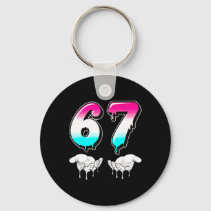 Chaveiro Cool Six Seven 6 7 Meme Geração Alpha Gíria Fantas